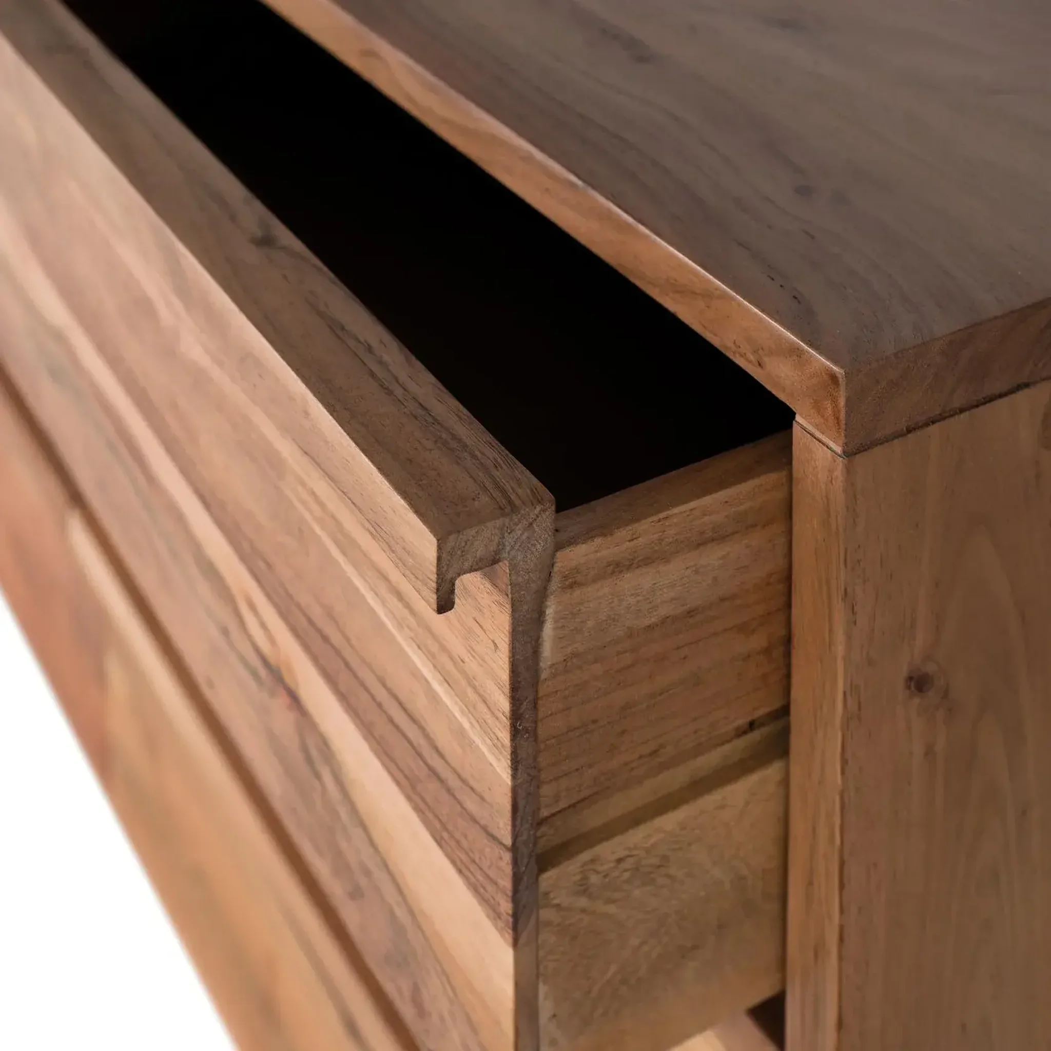 Voir la diapositive 2 : GINER Y COLOMER SL Buffet en bois d'acacia 150cm style rustique moderne