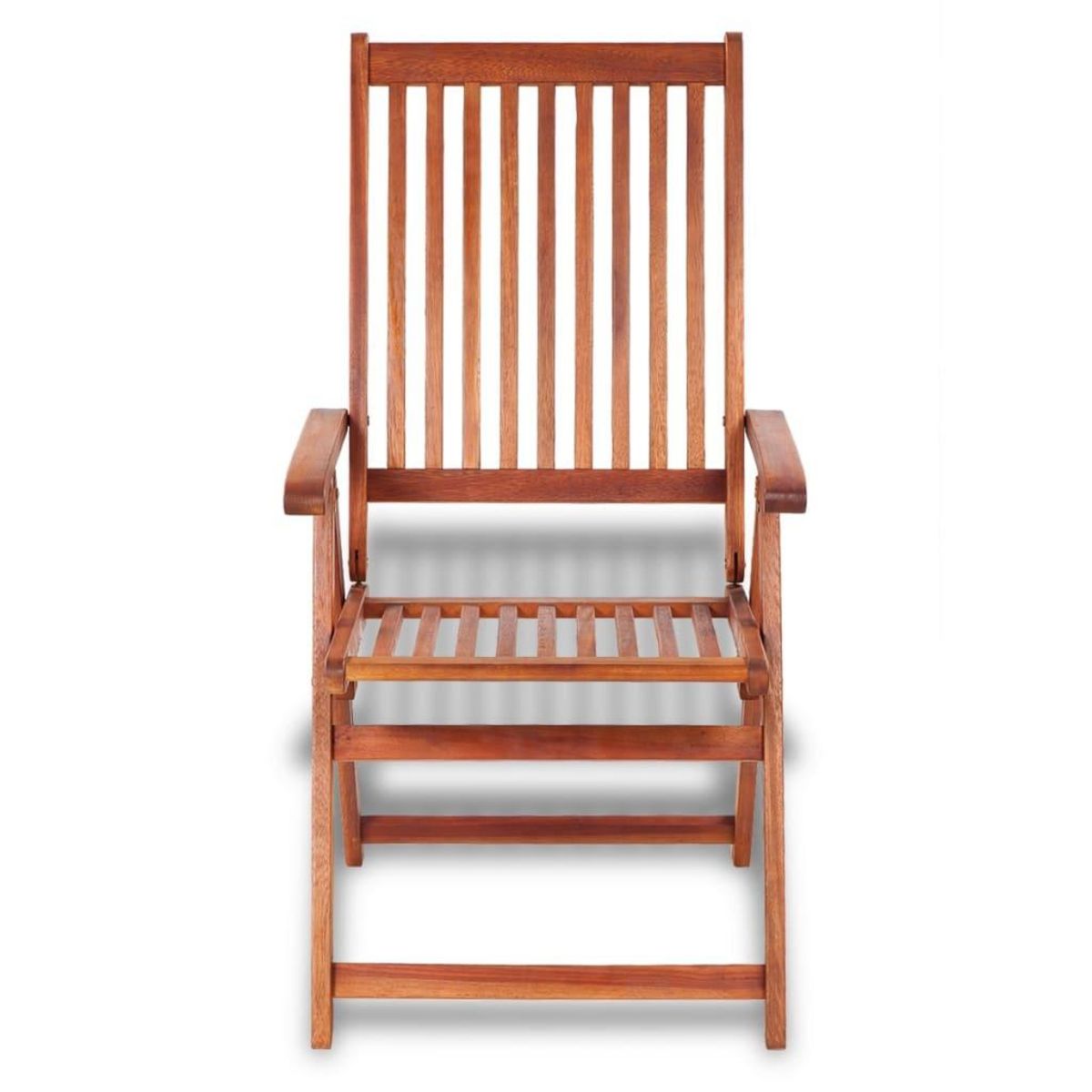 VIDAXL Chaises pliables de jardin lot de 2 Bois solide d'acacia Marron