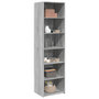Voir la diapositive 3 : VIDAXL Buffet haut sonoma gris 50x41x185 cm bois d'ingenierie