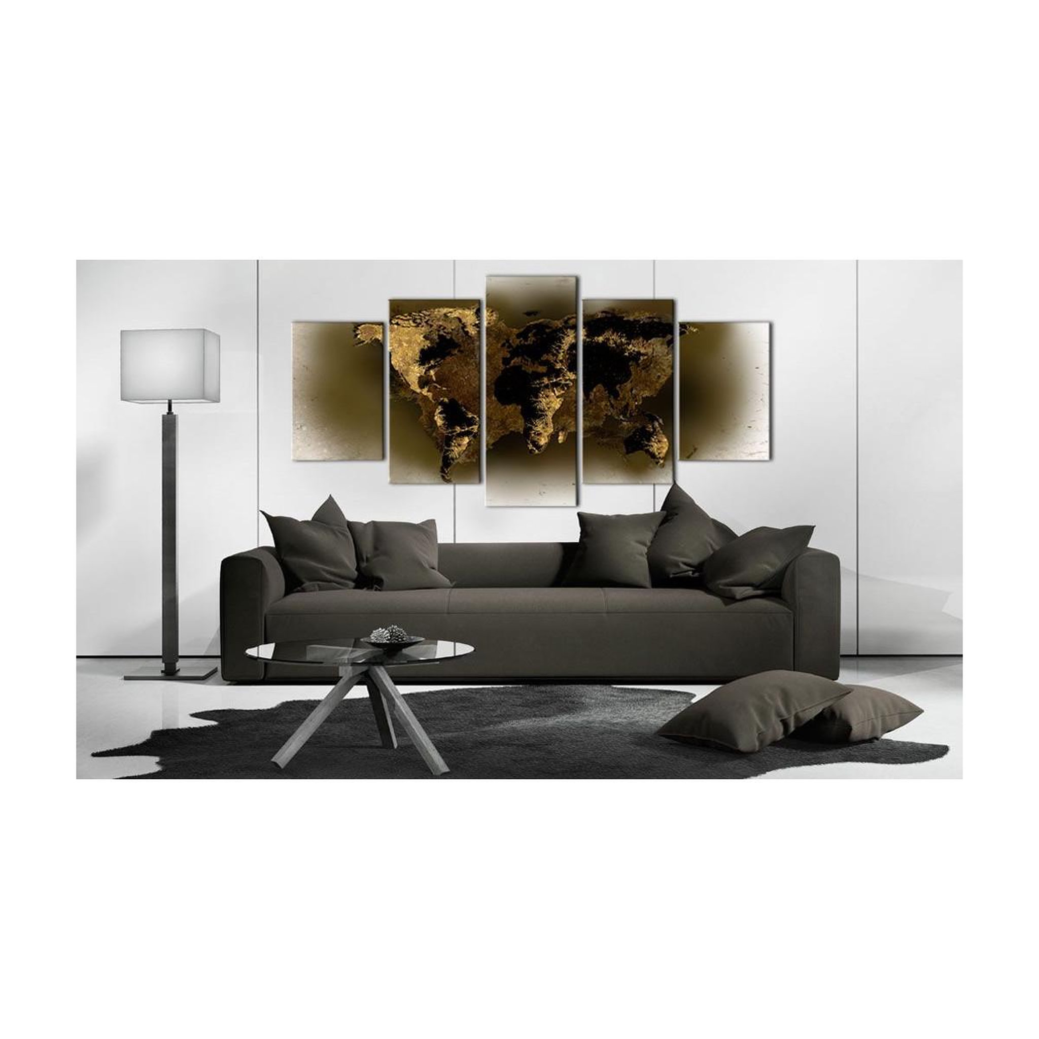 Voir la diapositive 2 : Paris Prix Tableau Imprimé  Brass Continents