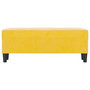 Voir la diapositive 3 : VIDAXL Banc Jaune 100x35x41 cm Velours
