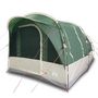 Voir la diapositive 4 : VIDAXL Tente de camping tunnel 3 personnes vert impermeable