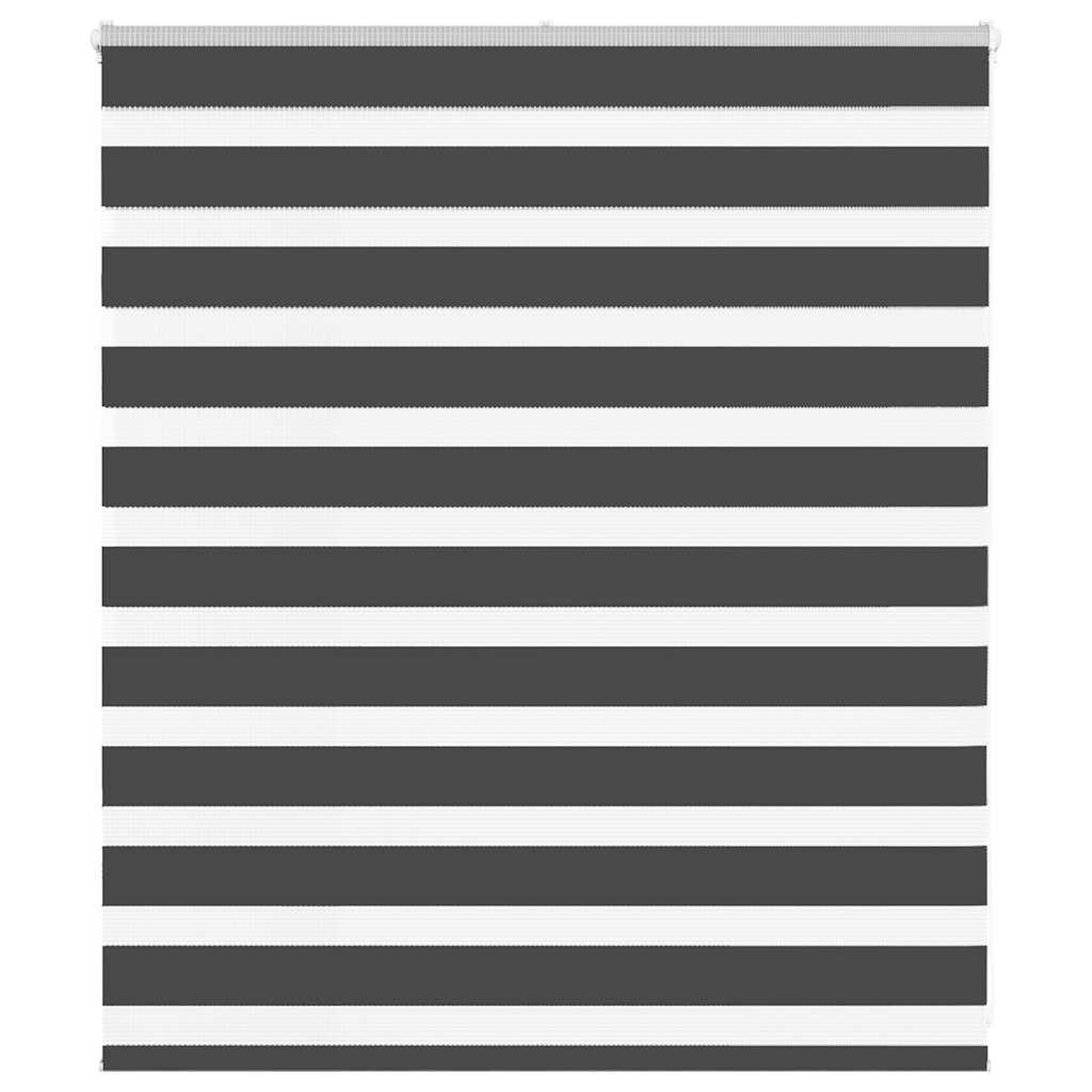 VIDAXL Store zebre noir 130x100 cm largeur du tissu 125,9 cm polyester