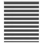 VIDAXL Store zebre noir 130x100 cm largeur du tissu 125,9 cm polyester