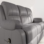 Voir la diapositive 5 : BEST MOBILIER Armand - canapé 3 places relax électrique en simili