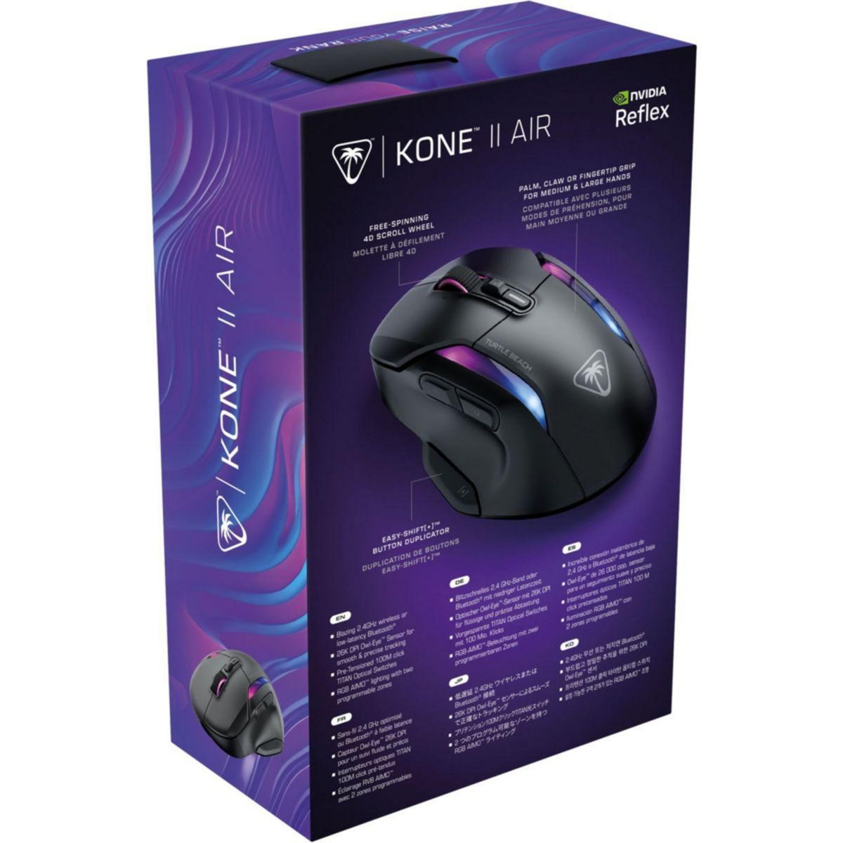 Turtle Beach Souris Gamer Sans Fil Kone II Air Noir