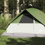 VIDAXL Tente familiale a dome 6 personnes vert impermeable