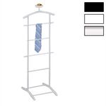 IDIMEX Valet ATRIX, en métal. Coloris disponibles : Noir, Gris, Blanc