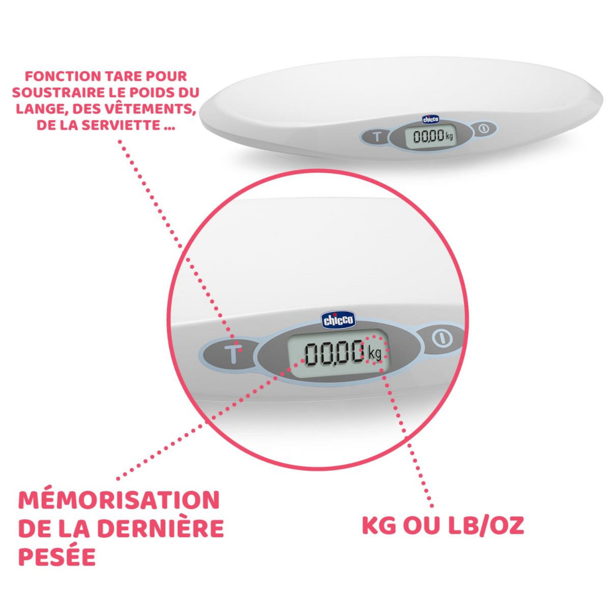 CHICCO Pèse bébé électronique