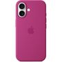 Voir la diapositive 3 : APPLE Coque iPhone 16 MagSafe Fuchsia silicone