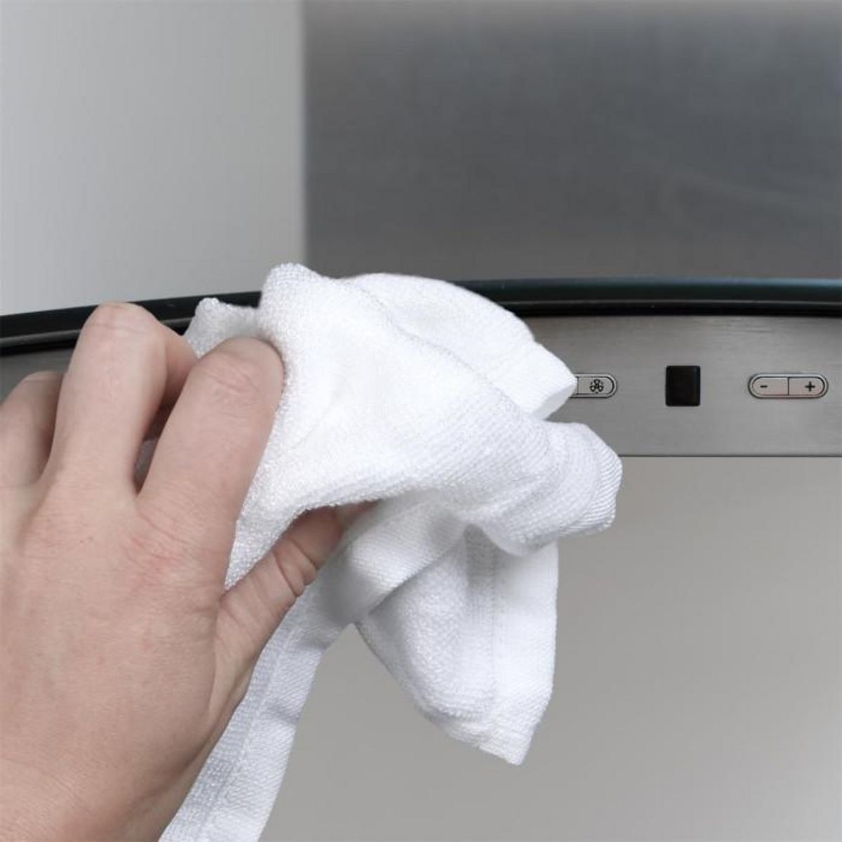 Paris Prix Lot de 2 Torchons  Microfibre  30cm Blanc