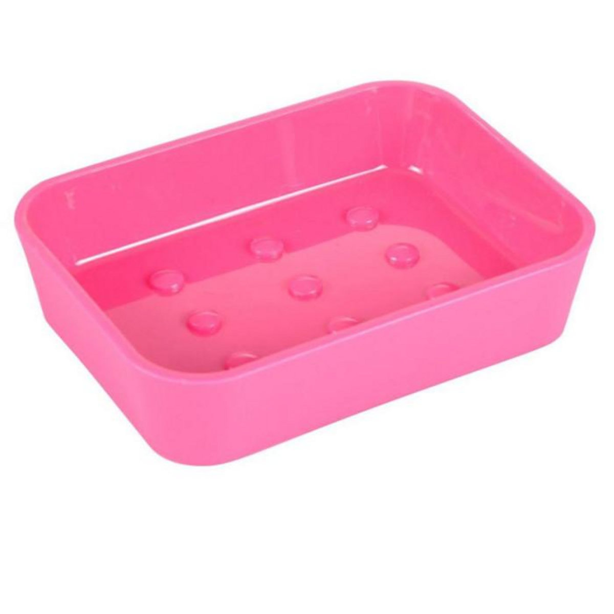 Paris Prix Porte Savon Soft Touch  Vitamine II  12cm Fuchsia