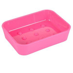 Paris Prix Porte Savon Soft Touch  Vitamine II  12cm Fuchsia