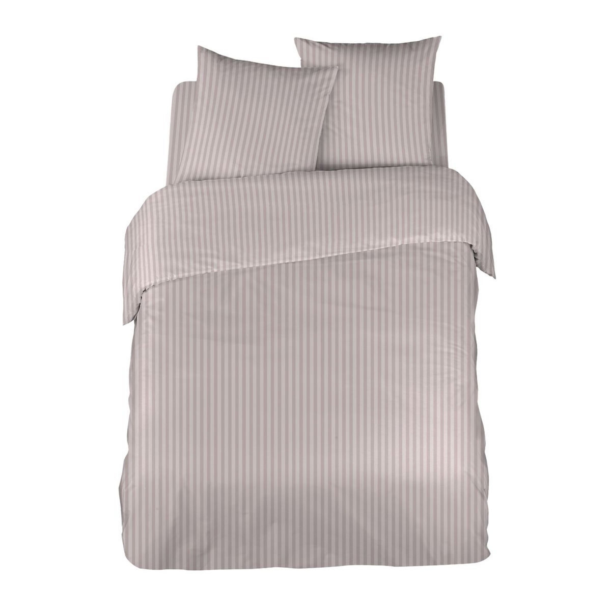 Parure de drap unie en satin de coton 