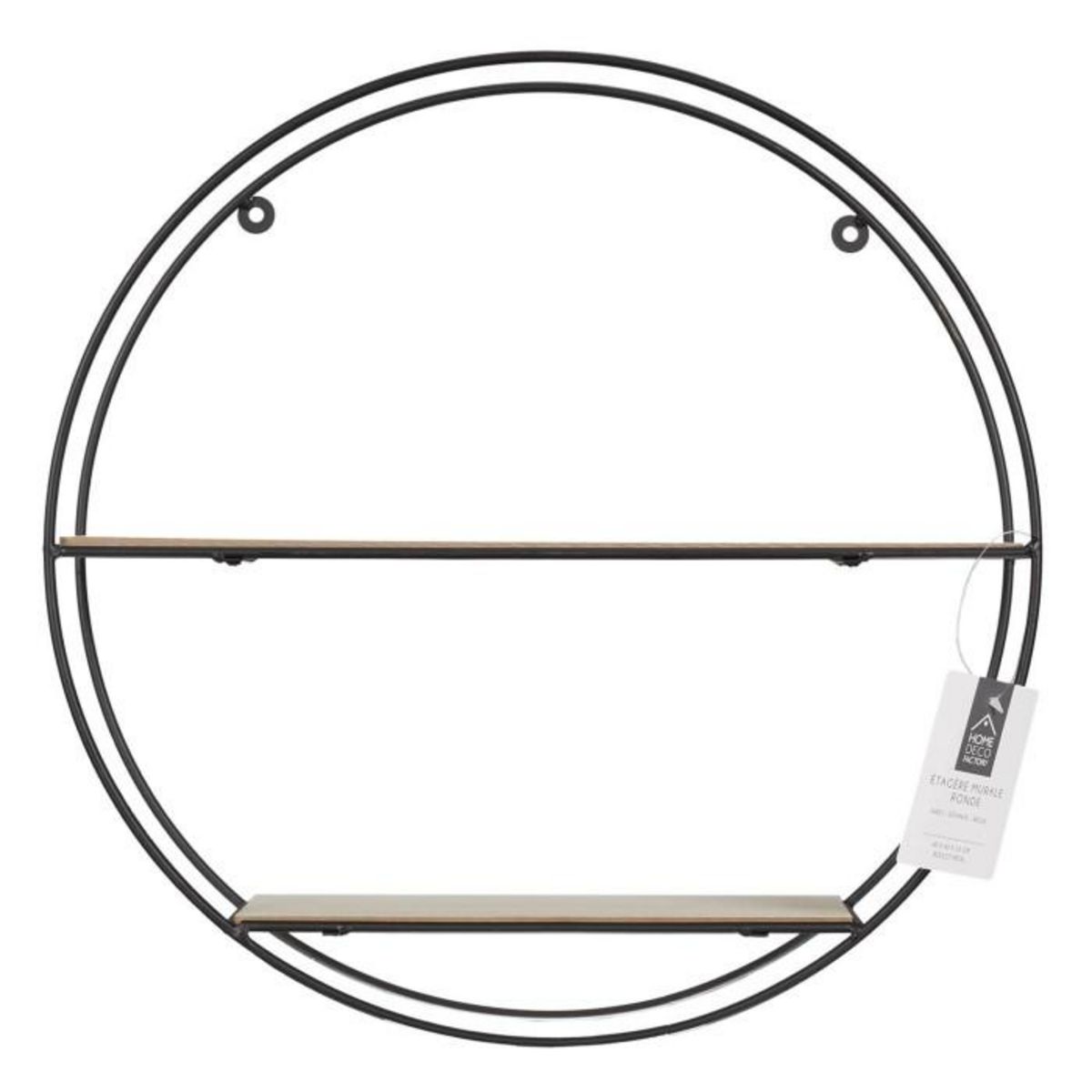 Paris Prix Étagère Murale Design  2 Niveaux  40cm Naturel