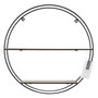 Voir la diapositive 2 : Paris Prix Étagère Murale Design  2 Niveaux  40cm Naturel