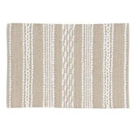 Paris Prix Tapis Déco  Blanca  60x90cm Naturel & Blanc