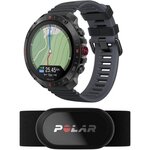 POLAR Montre sport GRIT X2 PRO Night Black S-L + H10