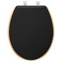 Voir la diapositive 1 : FIVE Abattant WC Design  Modern  46cm Charbon