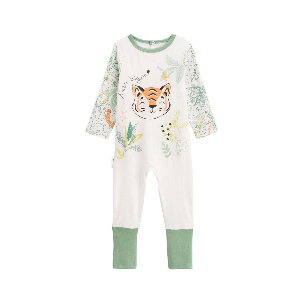Petit Béguin Pyjama bébé avec pieds retroussables Kanha