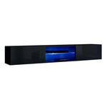 Paris Prix Meuble TV LED Design  Switch III  180cm Noir