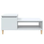 Voir la diapositive 5 : VIDAXL Table basse Blanc brillant 100x50x45 cm Bois d'ingenierie