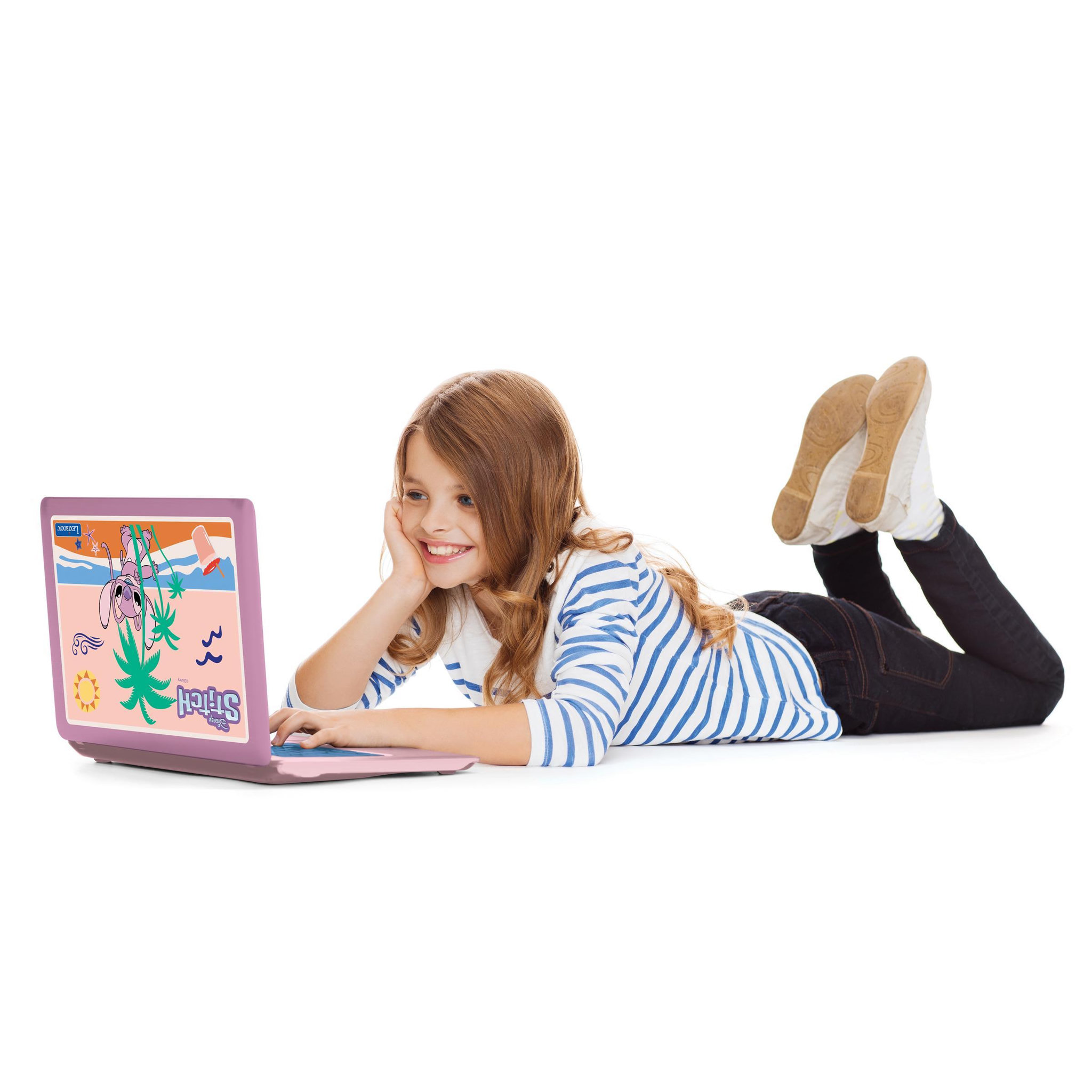 Voir la diapositive 6 : Lexibook Ordinateur portable éducatif bilingue Disney Stitch (FR/EN)