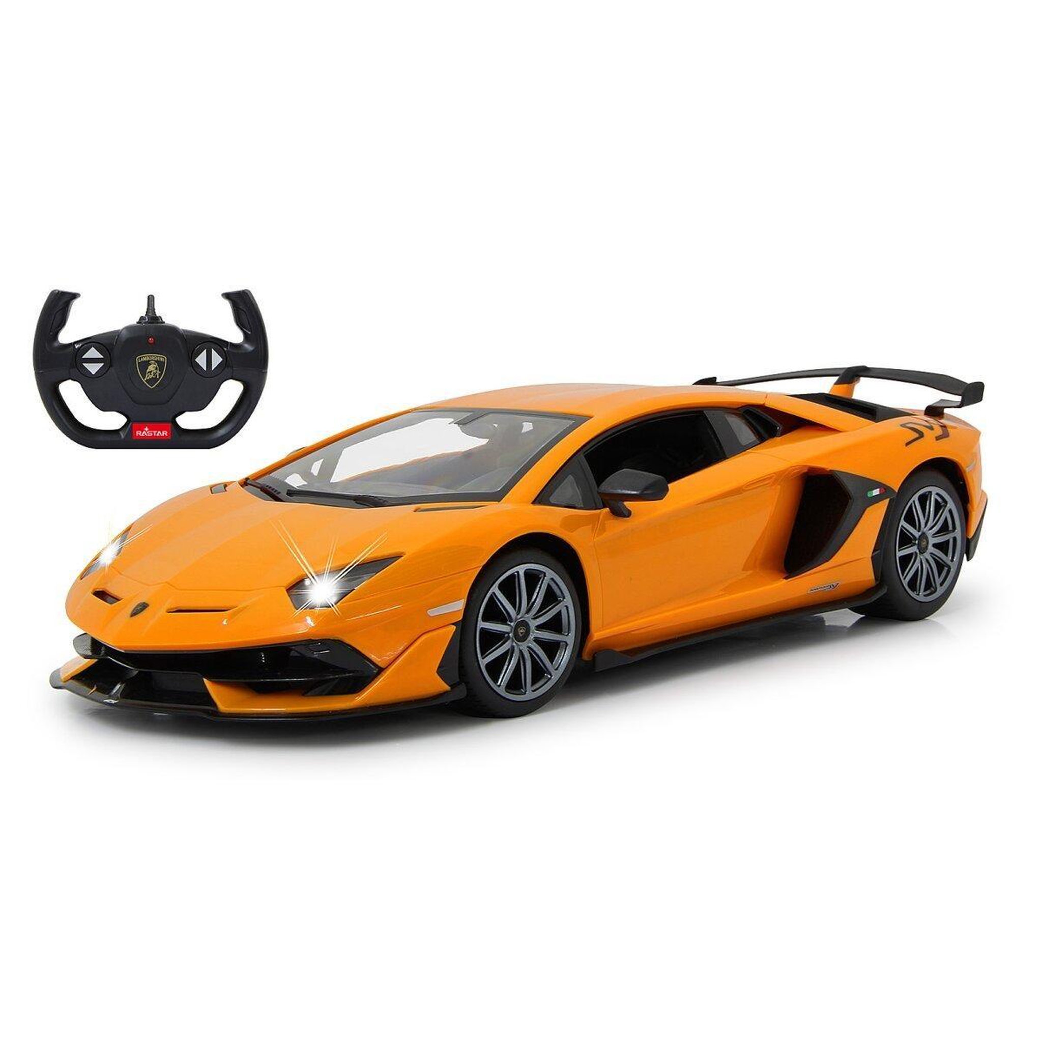 Jamara Voiture télécommandée lamborghini aventador svj 1:14 orange 2,4ghz