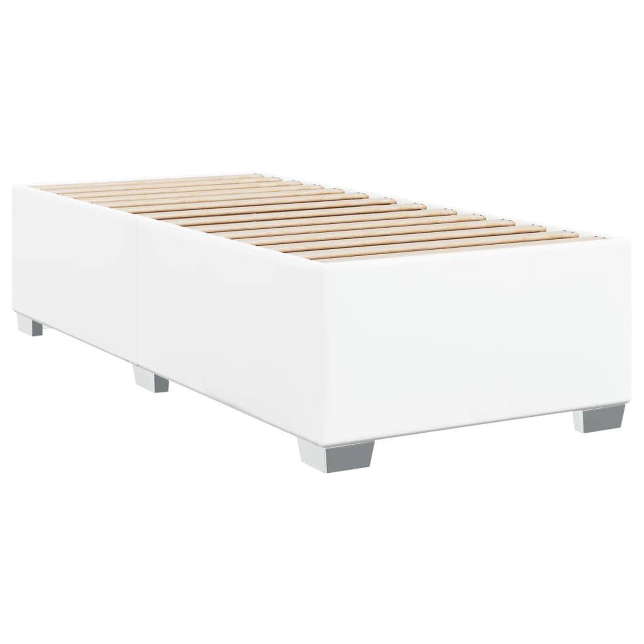 Voir la diapositive 3 : VIDAXL Cadre de lit sans matelas blanc 80x200 cm similicuir