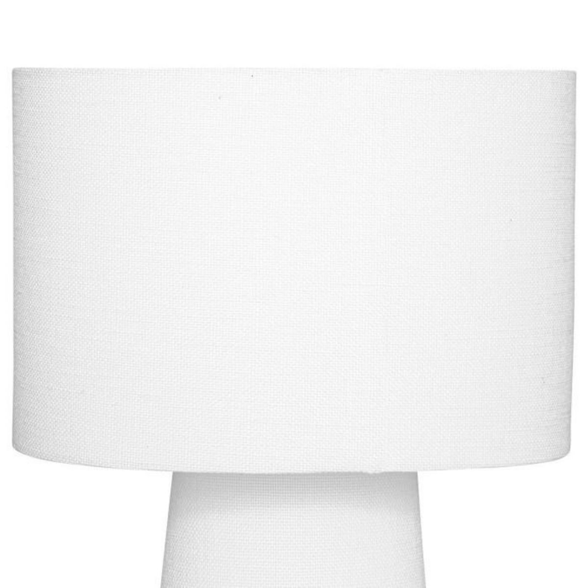 ATMOSPHERA Lampe à Poser en Tissu  Eira  45cm Blanc