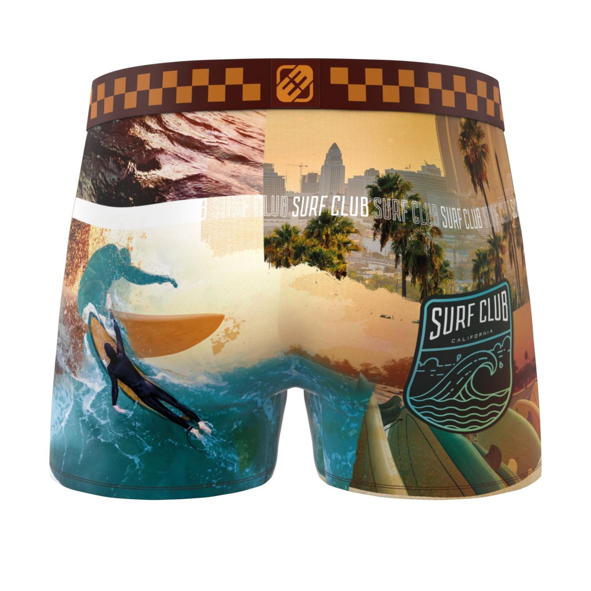 Voir la diapositive 4 : FREEGUN Lot de 3 boxers enfant California Vibes