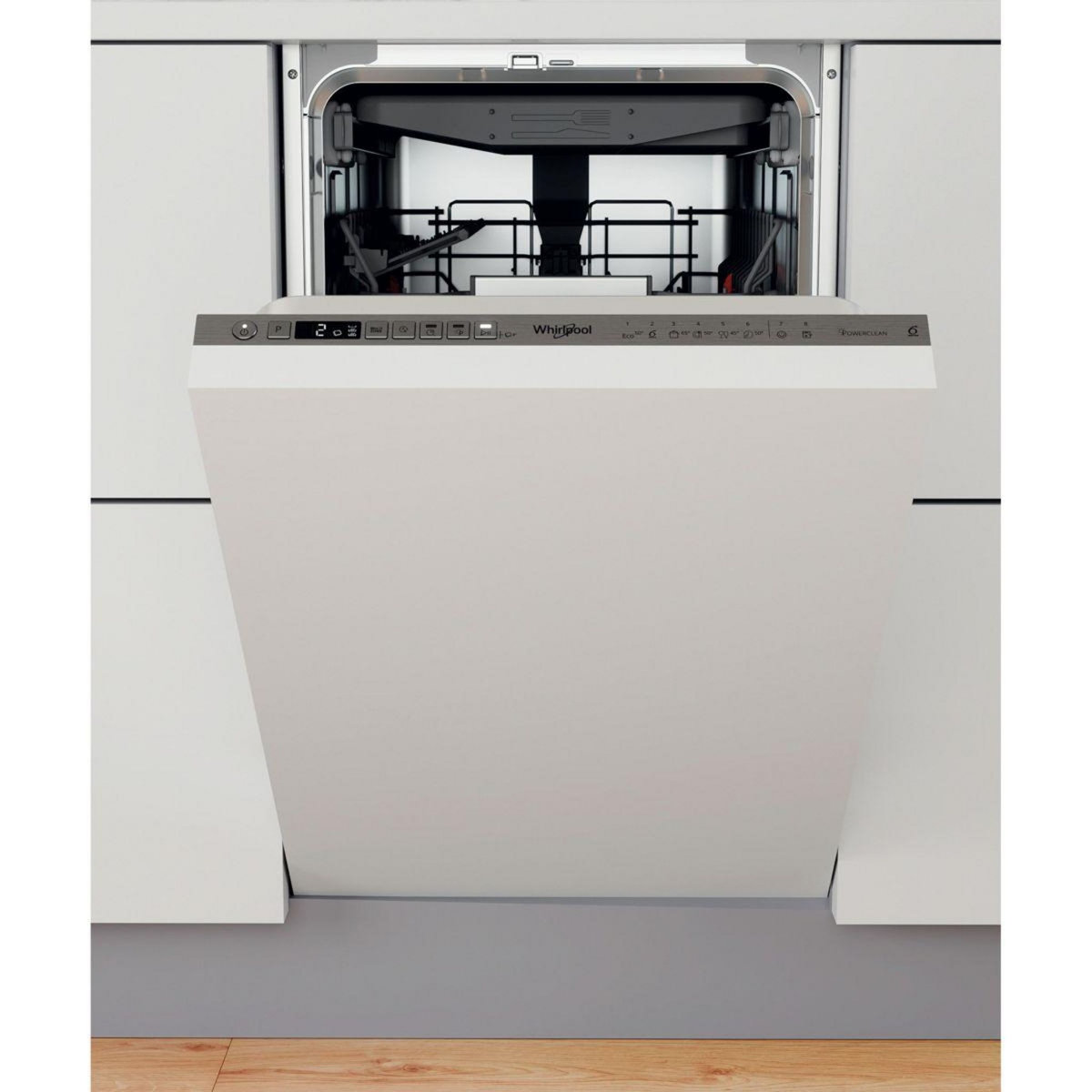 Whirlpool Lave vaisselle encastrable WSIO3O34PFEX 6ème sens