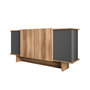 Voir la diapositive 1 : Habitat et Jardin Buffet en bois  Diana  - 180 x 40 x 81 cm - Gris anthracite