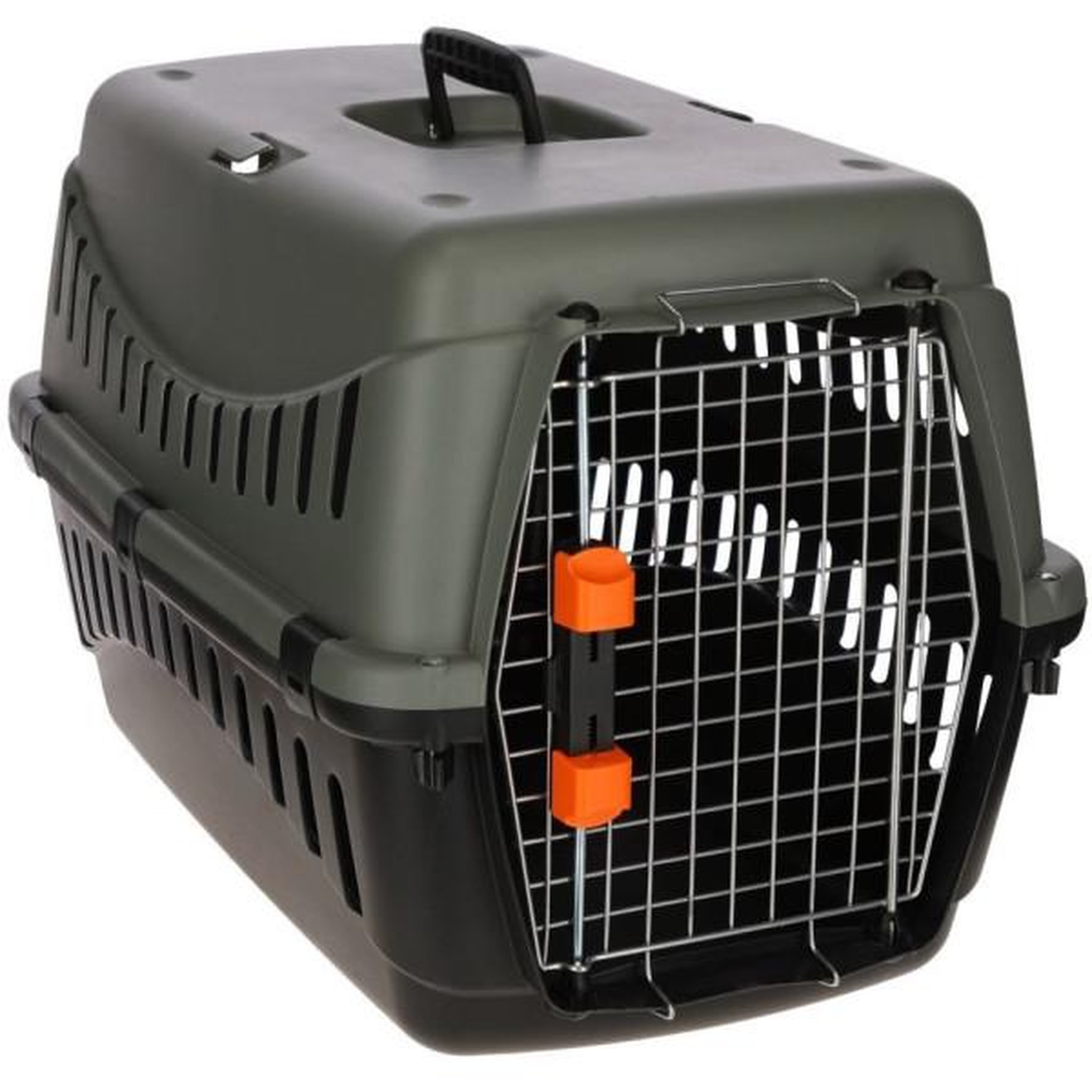 KERBL Box de transport - kerbl - eco - gris/vert - 58 × 38 × 38 cm