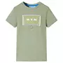 VIDAXL T-shirt pour enfants kaki clair 104