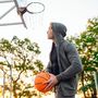 Voir la diapositive 4 : BUMBER Ballon de basket orange taille 7 (24,5cm) BRONX Usage intérieur/extérieur et Anti-dérapant