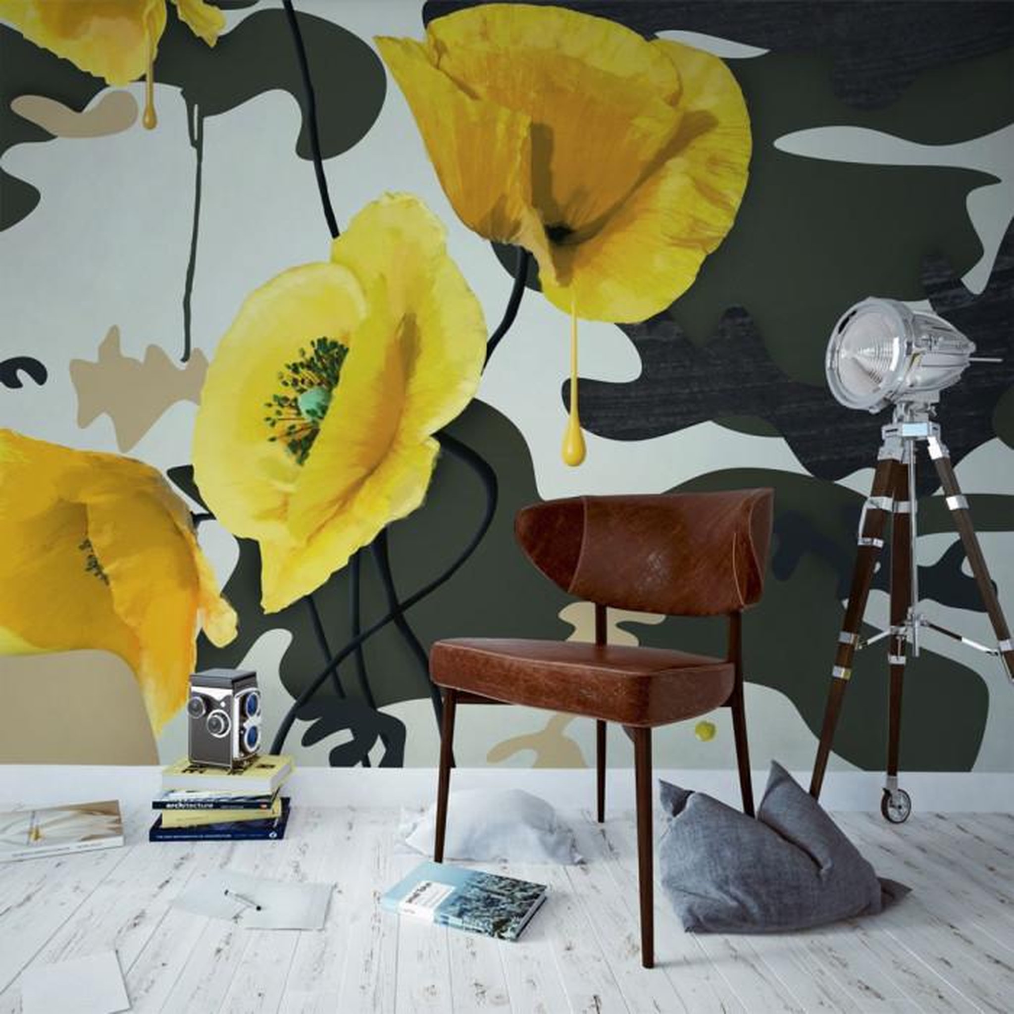 Paris Prix Papier Peint  Fresh Paint. Coloris disponibles : Multicolore