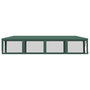 Voir la diapositive 4 : VIDAXL Tente de fete et 10 parois laterales en maille Vert 3x12 m PEHD