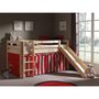 Voir la diapositive 2 : Paris Prix Lit Enfant Avec Toboggan  Pino Cirque  90x200cm Naturel
