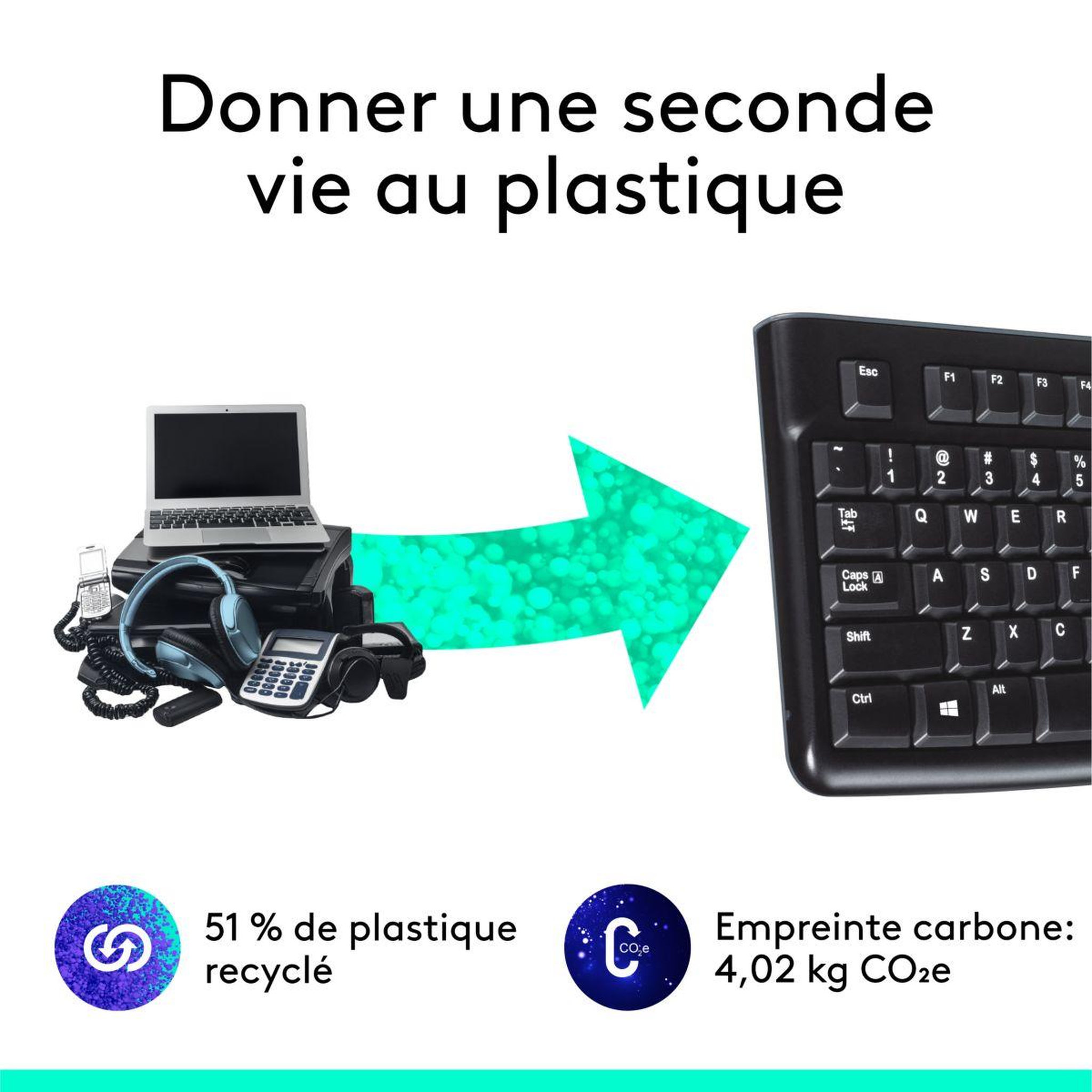 Voir la diapositive 5 : Logitech Clavier filaire k120 usb touches silencieuses