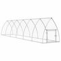 Voir la diapositive 2 : VIDAXL Cage pour poules argente 600x105x120 cm acier galvanise