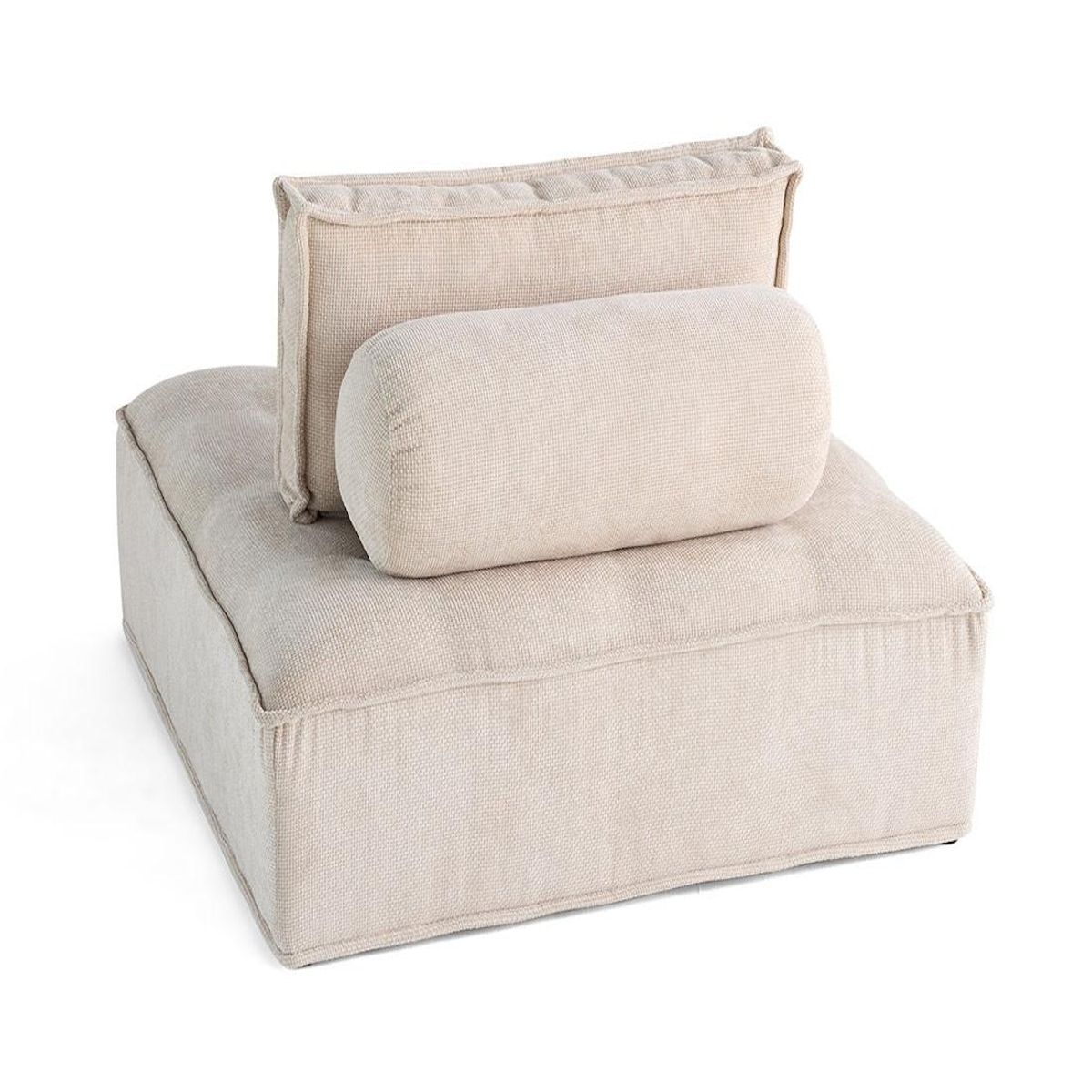 LISA DESIGN Marisol - module d'assise - velours texturé