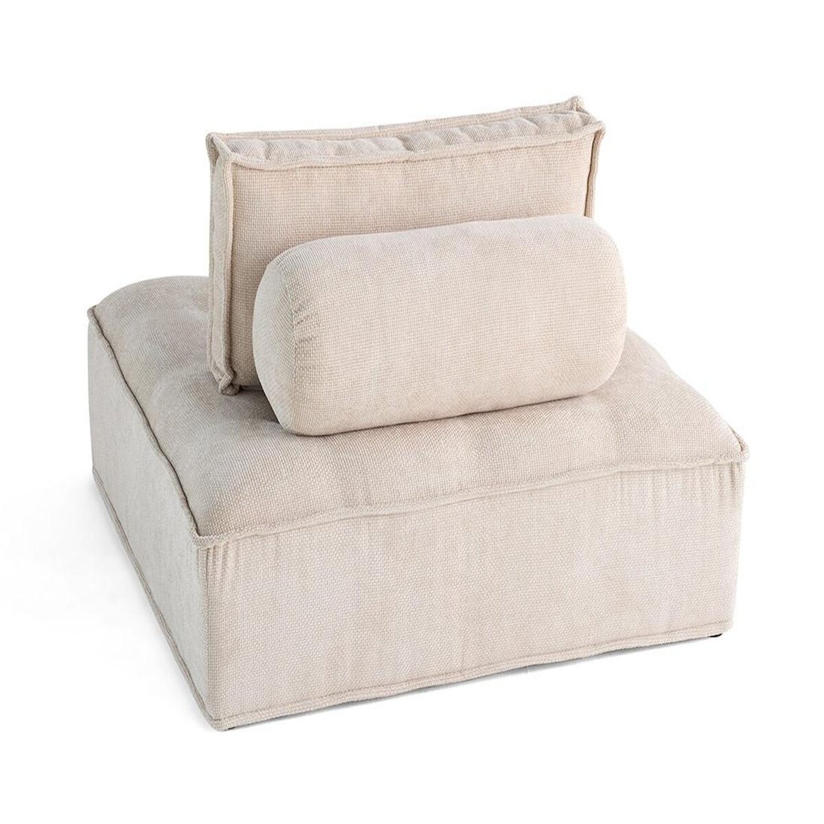 LISA DESIGN Marisol - module d'assise - velours texturé