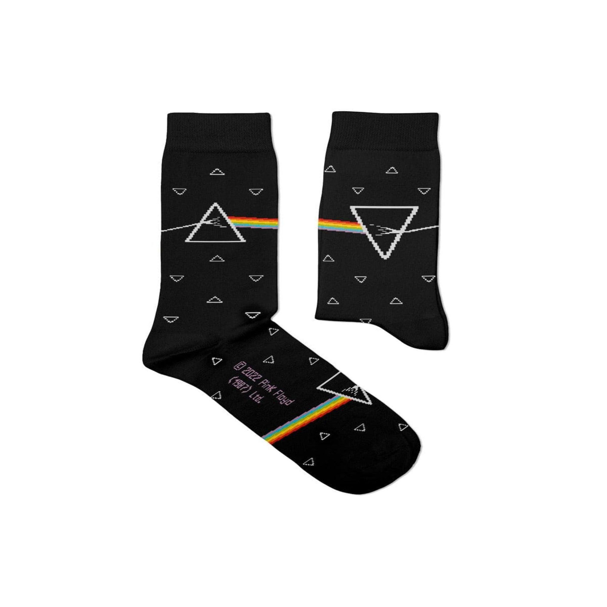 SOCK AFFAIRS Chaussettes pink floyd, dark side of the moon. Coloris disponibles : Noir
