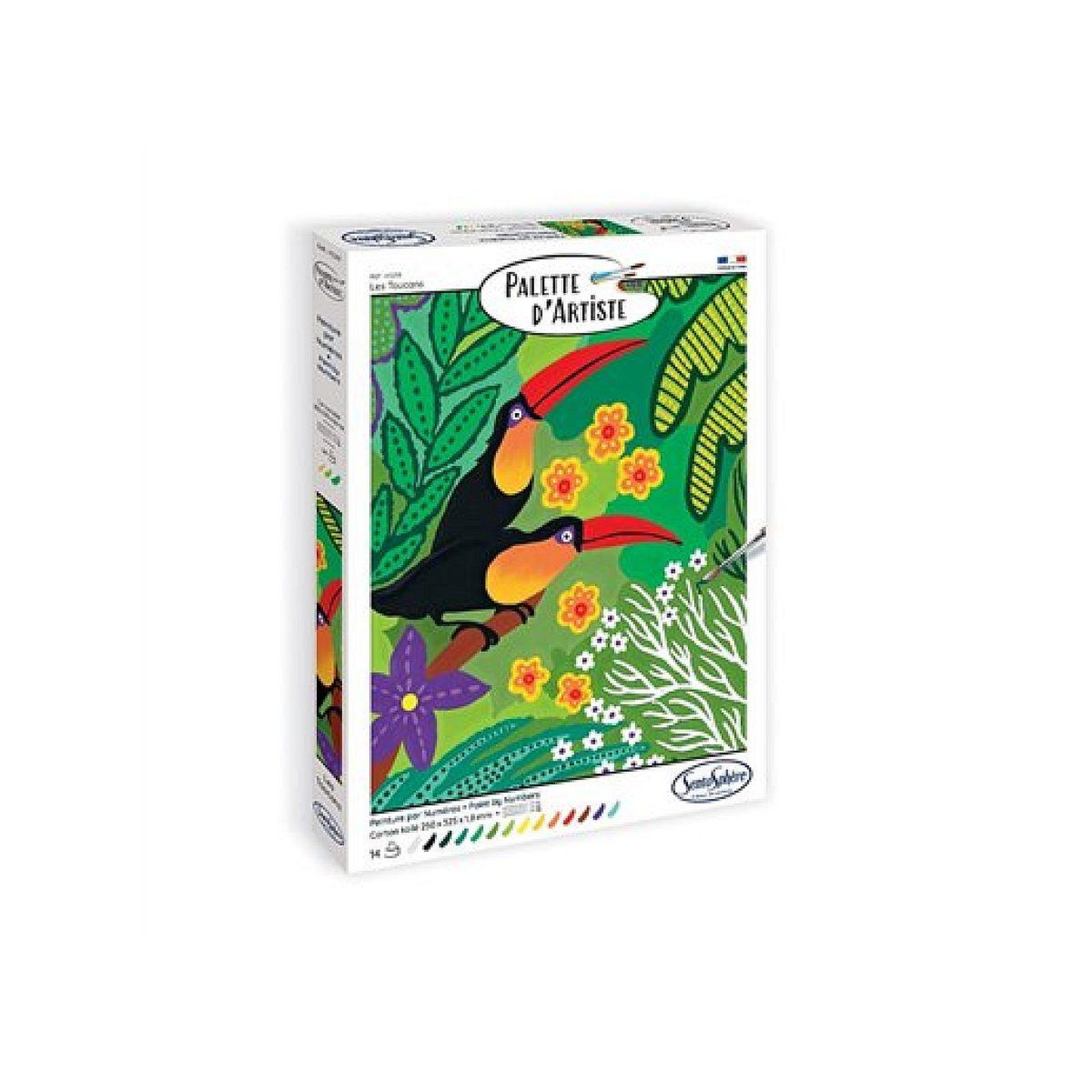 Sentosphere Palette d'artiste - les toucans