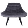 Voir la diapositive 2 : Paris Prix Fauteuil Scandinave en Velours  Johan  102cm Gris