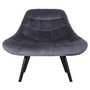 Voir la diapositive 2 : Paris Prix Fauteuil Scandinave en Velours  Johan  102cm Gris
