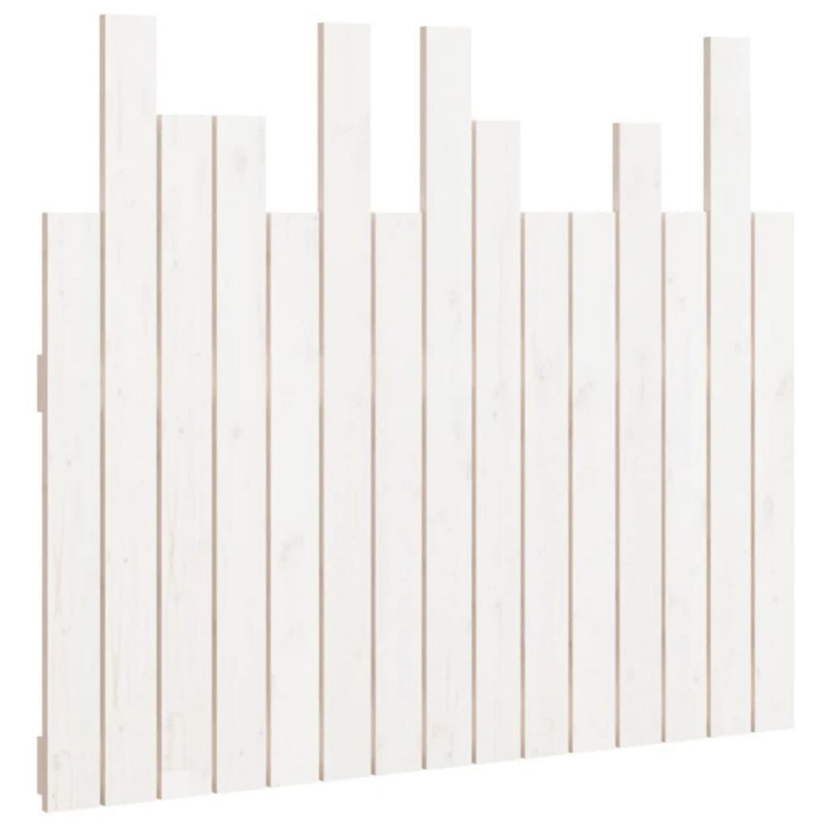VIDAXL Tete de lit murale Blanc 95,5x3x80 cm Bois massif de pin