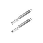 Fackelmann Lot de 2 éplucheur à légumes inox 19 cm Fackelmann Ovale