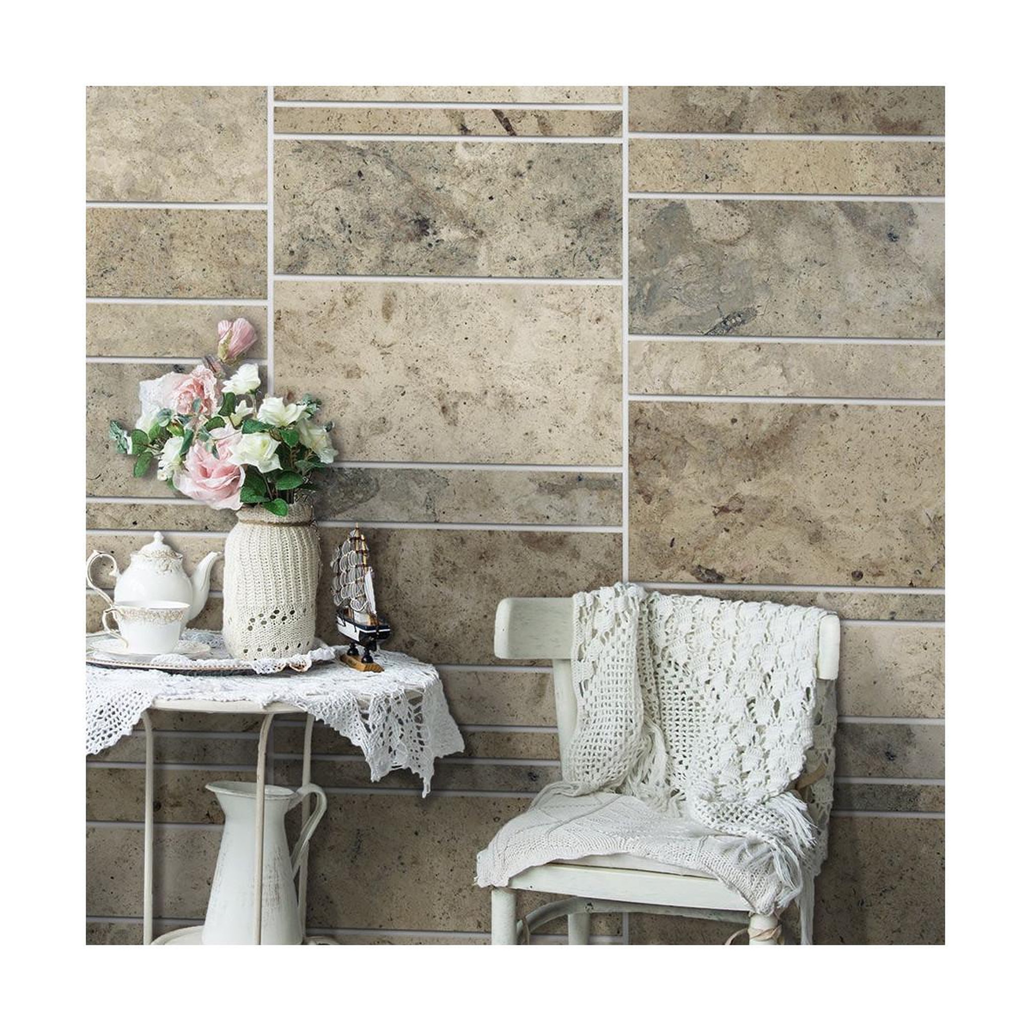Paris Prix Papier peint  cold stone  50x1000cm